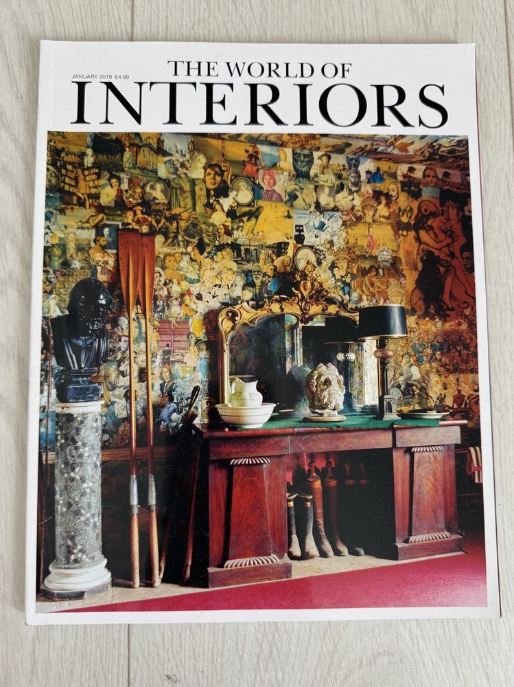 The World of Interiors January 2019 Vintage Interior Design Magazine