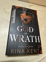 Rina Kent Rare God Of Wrath Paperback Black White Pages