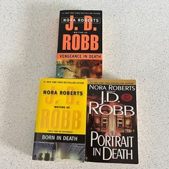 Lot of 3 J.D. Robb In Death Series Romantic Suspence Paperback Book Nora Roberts