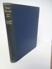 SOME MEMORIES 1901-1935 by George G. Harrap, 1st Ed. Books & Publishing