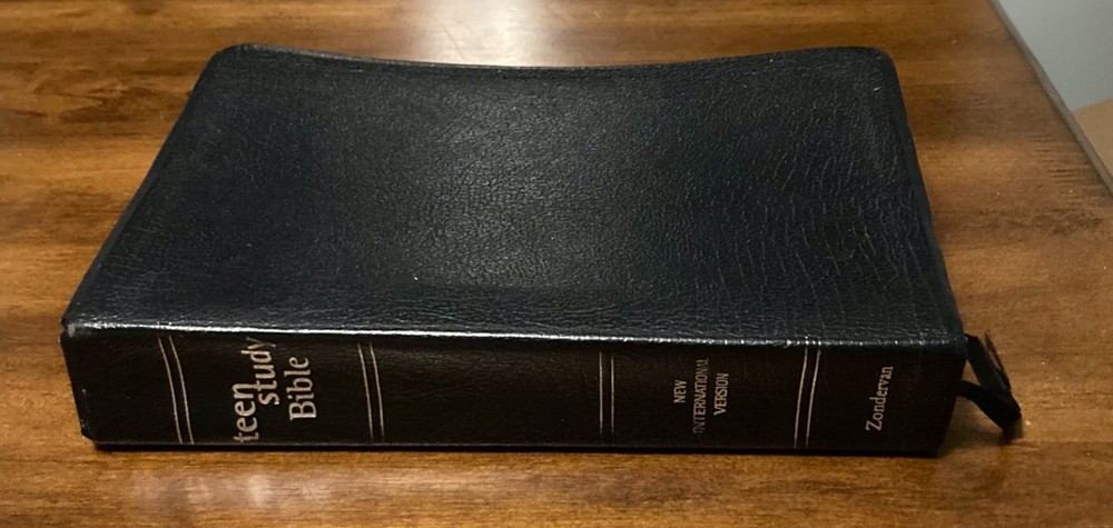 Holy Bible NIV TEEN Study Bible Zonderan Bonded Leather English Black