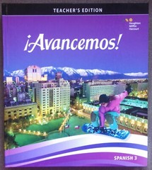 Avancemos! Spanish 3 Teacher’s Edition Hardcover 9780544861299