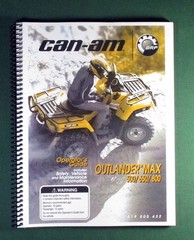 2007 Bombardier Outlander Max 500 Owner’s Manual: 156 Pages & Protective Covers!