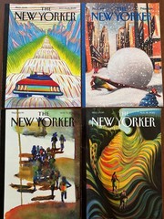 Lot of 4 New Yorker Magazine Covers Only by Lorenzo Mattotti – July 11 2022 +3