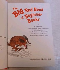 1995 Dr. Seuss The Big Red Book of Beginner Hard Cover 6 Stories Book 344 Pages