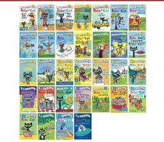 Pete the Cat Childrens Reading Books Box Set (32 Books)