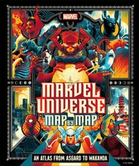 Marvel Universe May By Map – Hardcover By Hill, James – GOOD