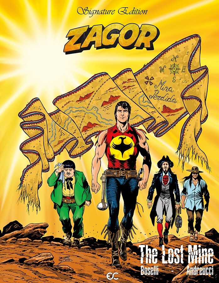 Zagor: The Lost Mine (2022 Hardcover), GN, Boselli, Andreucci