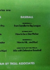 Vintage Lot Of 4 Baseball Books Complete Set Softcovers 1973 Youth Educational