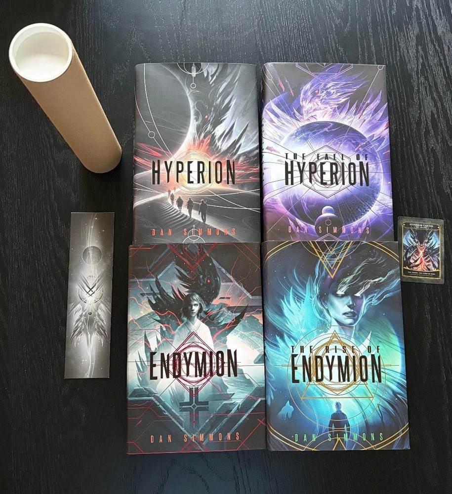 The Hyperion Cantos, Limited Edition, Broken Binding With Alternate Covers