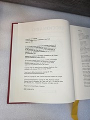 Leccionario Dominical y Solemnidades • Edición Católica • Liturgical Press 1982