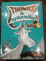 Dr. Seuss Thidwick The Big Hearted Moose Hardcover 10.9×7.9″ W Slipcover 1948