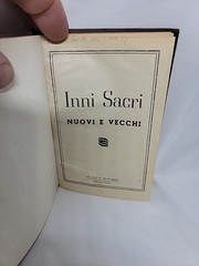 Inni Sacri Nuovi E Vecchi Rare Find 4.25″ X 6″