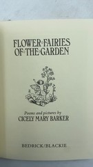 Flower Fairies of the Garden Cicely Mary Barker Hardcover 1985