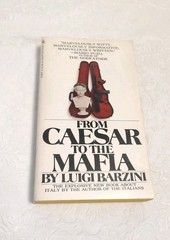 From Caesar to the Mafia Luigi Barzini 1972 Bantam Paperback Godfather A8