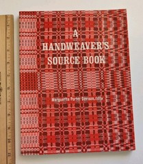 A Handweavers Source Book Marguerite Davison Orange Book Textile Weaving Designs