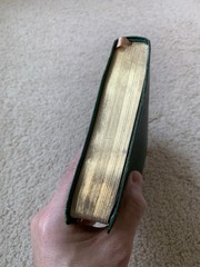 TLV Thinline Bible Holy Scripture – Green & Tan Duravella Imitation Leather