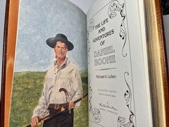 Life Adventures Daniel Boone 1992 Easton Press Leather American West Pioneer