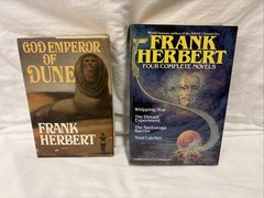God Emperor of Dune Frank Herbert 1981 BCE Hardcover HCDJ 4 Complete Novels Lot
