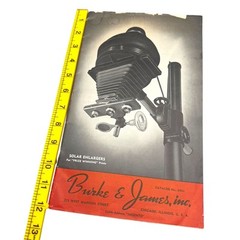 Burke & James Inc Catalog No. 640J Photographic Memorabilia Brochure Chicago USA