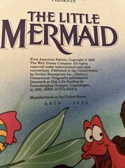 Walt Disney’s Wonderful World Reading The Little Mermaid 1993 1st Ed Book Club