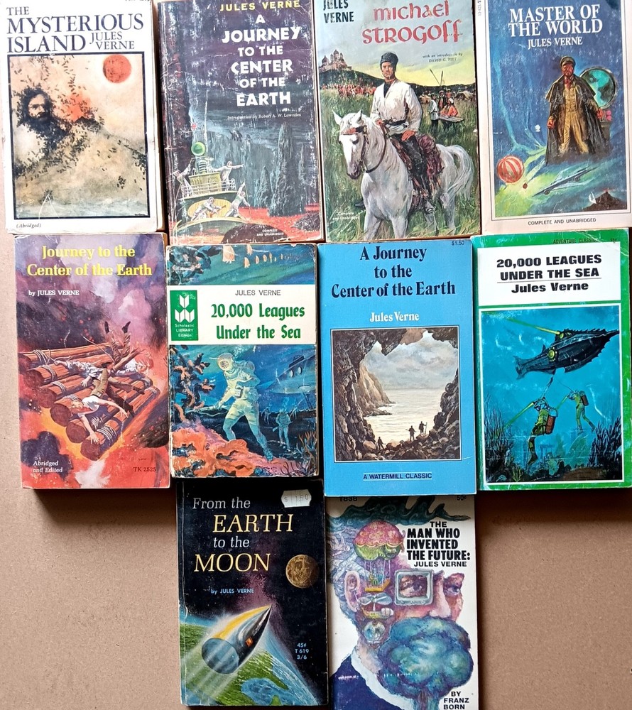 Jules Verne paperback collection