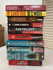 Lot of 10 – Mystery and Thrillers – Mixed Authors – FREE SHIPPING