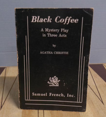 Black Coffee Agatha Christie Samuel French Paperback Mystery Play Script