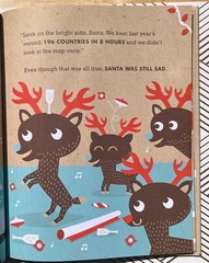 Sad Santa by Tad Carpenter – Kids Children Hardcover Book – Very Good