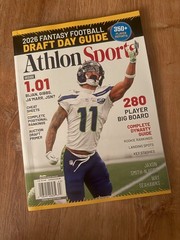 Athlon Sports Magazine 2026 Fantasy Football Guide. Jaxon Smith-Njigba