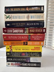 Lot of 10 – Mystery and Thrillers – Mixed Authors – FREE SHIPPING
