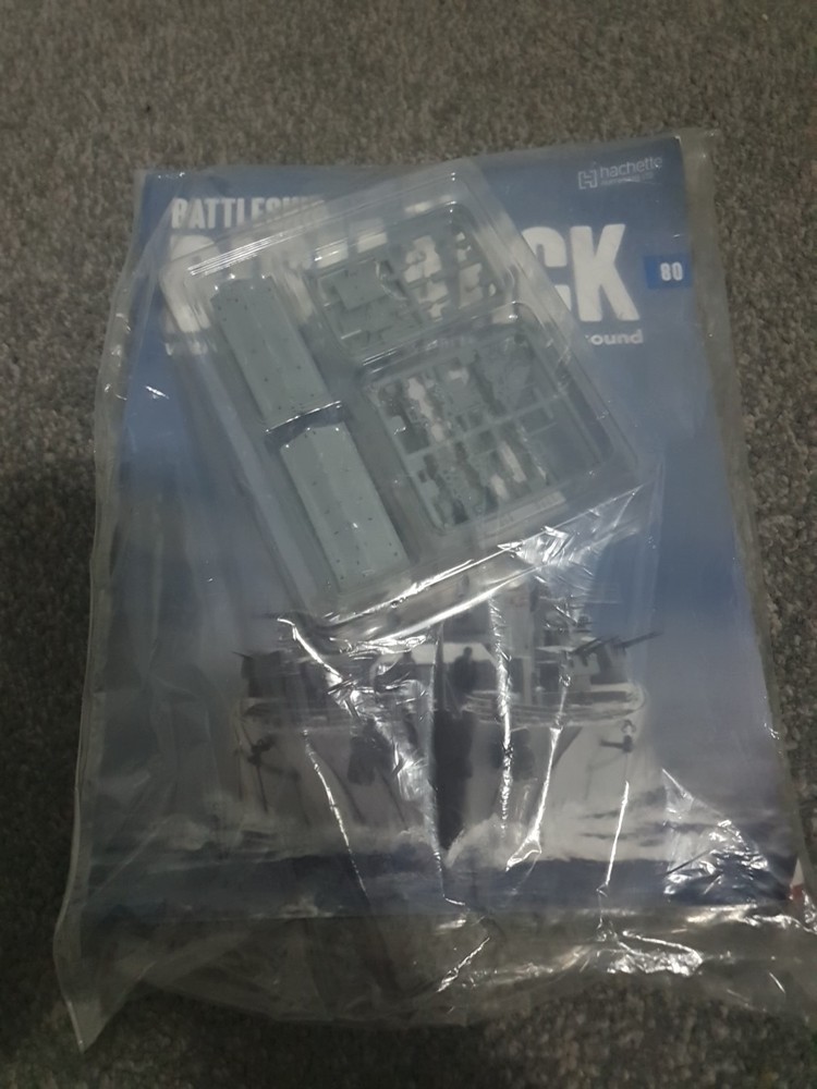 HACHETTE PARTWORKS Build The BATTLESHIP BISMARCK ISSUE #80 New