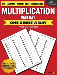 Multiplication Made Easy: Fast Learning – Memory Booster Workbook One Sheet …