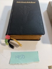 St Joseph Daily Missal Bible 1950, 1956 & 1961 (LOT OF 3) Catholic Prayer Mass