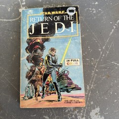 Star Wars Return Of The Jedi Official Marvel Version Paperback Book 1983 1st Ed