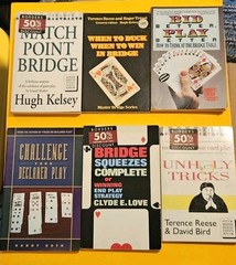 Bridge Card Game 6 Book Lot.