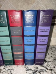 Reader’s Digest Condensed Books Lot of 6 Staging Multicolor Decor Display 2000