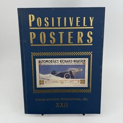 Positively Posters Auction Book (Illustrated Advertising Book, 1996) RARE