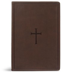 New CSB Super Giant Print Reference Bible Brown Faux Leather Maps Concordance…
