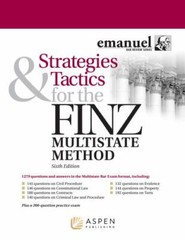 Strategies & Tactics for the Finz Multistate Method (Bar Review) – Steven Fi…