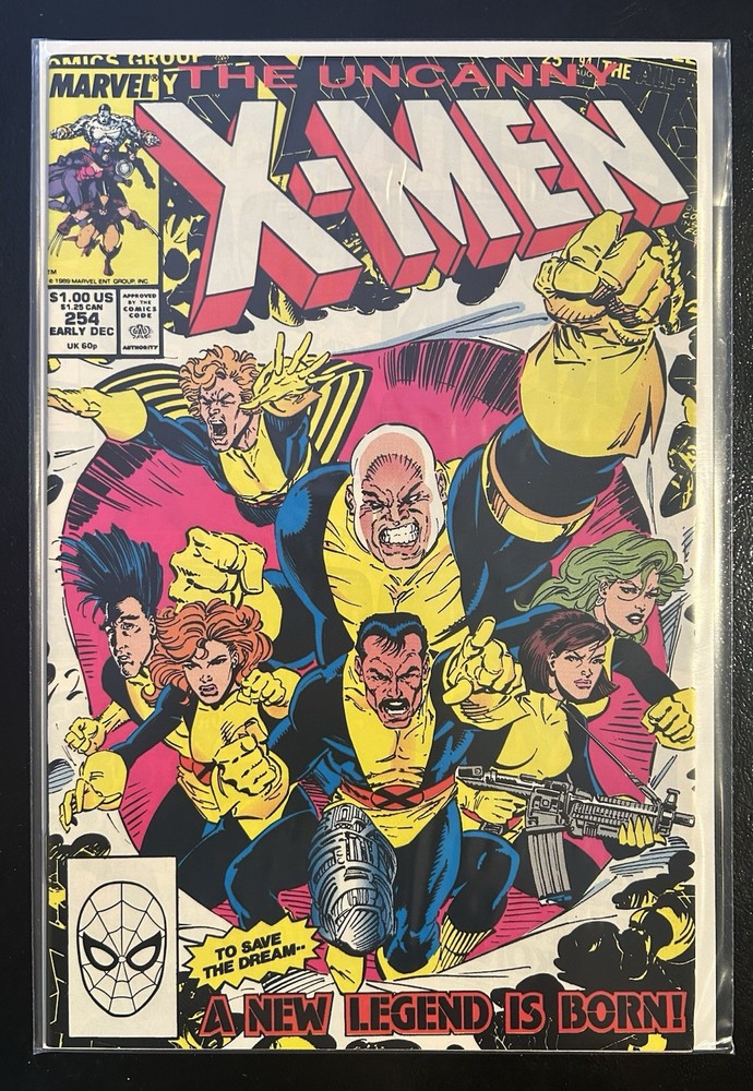 Uncanny X-Men (Vol 1) #254, Early Dec 89, Direct Edition, BUY 3 GET 15% OFF