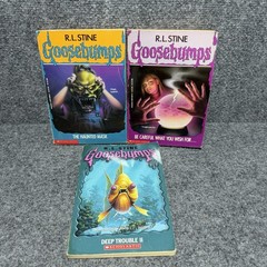 Goosebumps Book Series Lot Of (3) by R. L. Stine (1990’s) First Scholastic Print