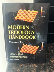 Modern Tribology Handbook, Volume 2 only