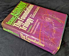 ISAAC ASIMOV Foundation Trilogy Sci Fi Classic Book Hardcover w/ Dust Jacket