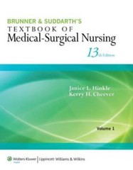 Brunner & Suddarth’s Textbook of Medical-Surgical Nursing, Vol. 1 & 2 – GOOD