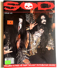 SOD Sounds of Death Issue 23 ULTIMATE HEAVY METAL MUSIC Magazine 2002 RARE HYPE