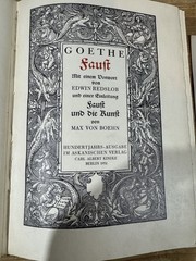 1932 Goethe Faust Hundertjahrs-Ausgabe Centennial Edition w/ Slipcase & Letters