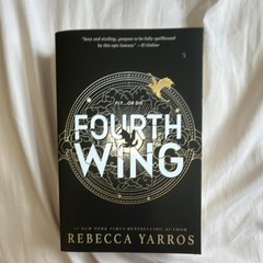 Fourth Wing – Rebecca Yarros Paperback (The Empyrean Ser.) Fantasy Dragons
