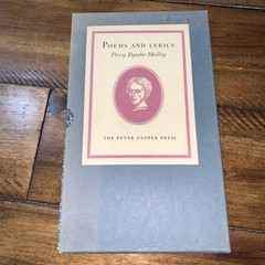 Percy Bysshe Shelley POEMS AND LYRICS Peter Pauper Press in Slipcase