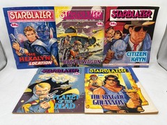 Starblazer Comics #205-209 Consecutive Run Sci-Fi Fantasy UK Comic Lot 5